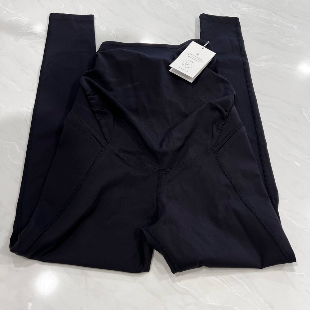 Seraphine Back Support Active Leggings Women's Black Size Small